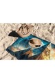 Prosop de plaja, Astacura, Think Like An Egyptian 70, 70x130 cm, 70% poliester/30% poliamida, Multicolor