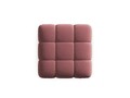 Taburet, Bellis, Micadoni Home, BL, 94x94x39 cm, catifea, roz