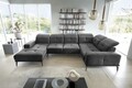 Coltar dreapta 6 locuri ELTAP, RT-06NU, Neviro, 350x201x77 cm, lemn/poliester, gri inchis