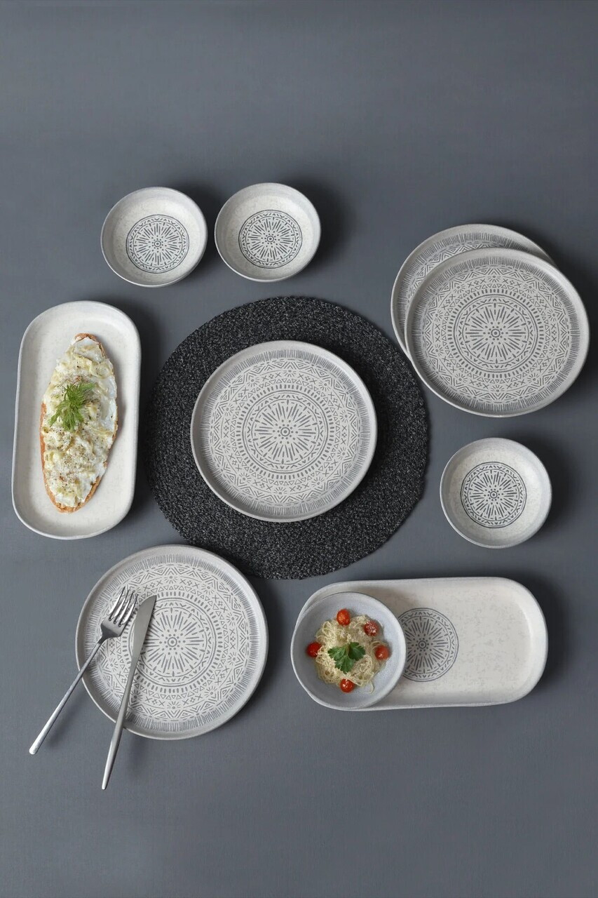 Set de mic dejun, Hermia, 275KRM2552, GRESIE, Antibacterian, Piatra — imaginea 7
