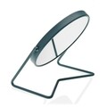 Oglinda cosmetica, factor marire x7, Versa, 16.5 x 7.5 x 18 cm, fier, albastru