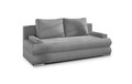 Canapea extensibila 3 locuri ELTAP, Milo, 213x95x90 cm, lemn/poliester, gri deschis