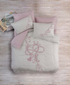 Lenjerie de pat dubla, Bellini - Pink, Cotton Box, Bumbac Ranforce