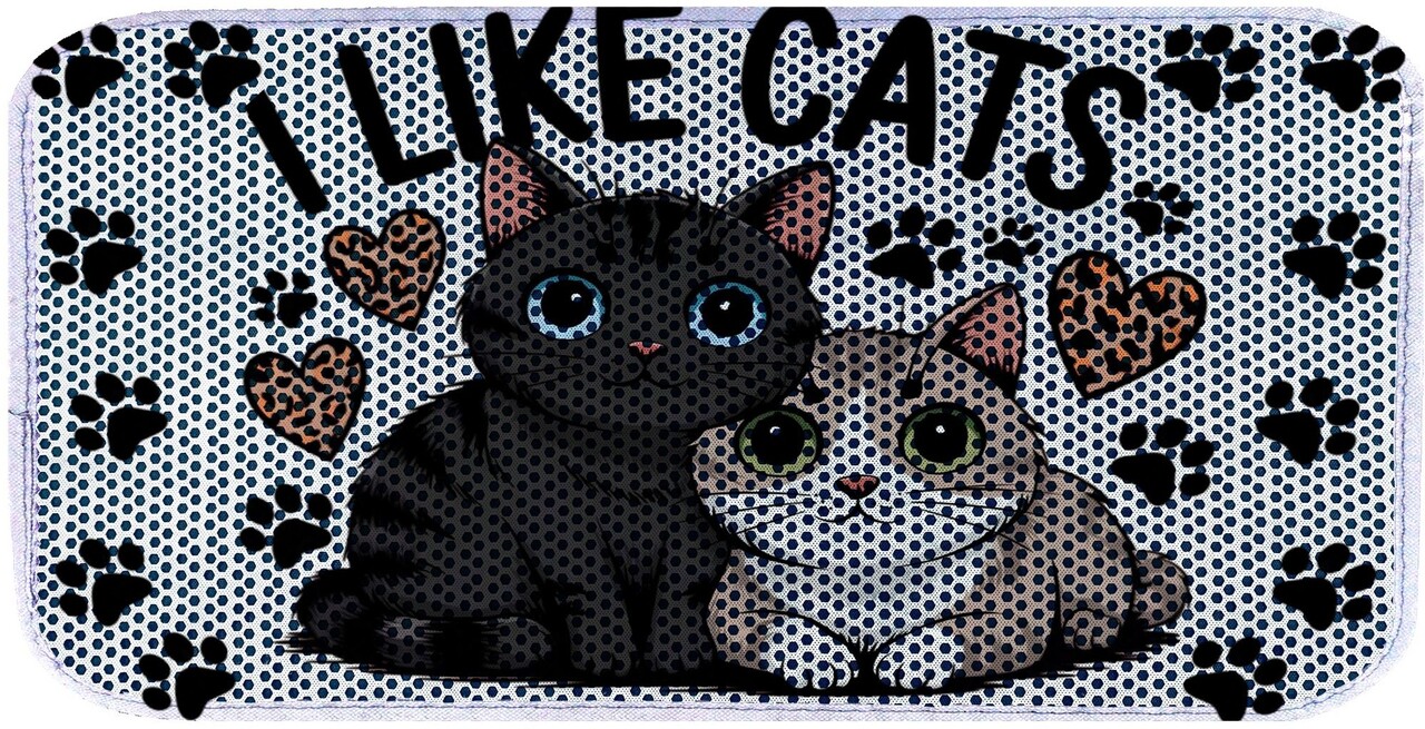 Covoras litiera pentru colectarea granulelor de nisip, Paws &amp; Whiskers, Cat Lıtter Mat 22, Multicolor - view 2