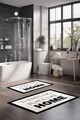 Set covorase de baie, Cartwright, CT-5271, Poliester, Multicolor