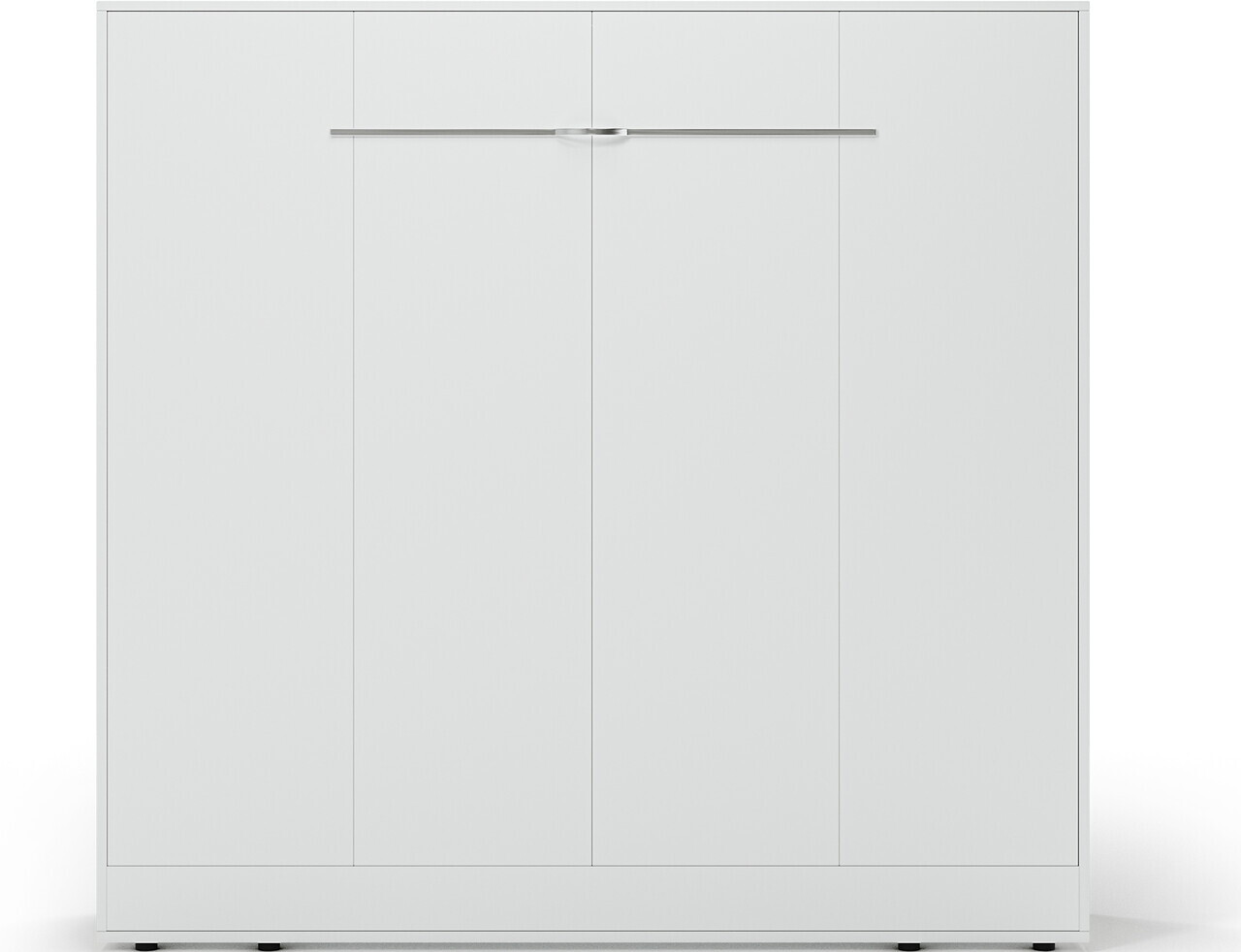 Pat rabatabil orizontal cu biblioteca, 160x200 cm, ELTAP, Devesto, PAL/metal, alb - view 10