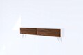 Comoda TV Hill, Puqa Design, 160x25x40 cm, maro/alb