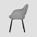 Scaun Campea, Homla, 62x61x84 cm, metal/poliester, gri