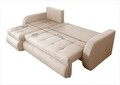 Coltar extensibil reversibil Siena Cream 243x141x81 cm cu lada de depozitare