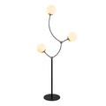 Lampadar, Tatum, 584TTM1502, Fier, Alb/Negru