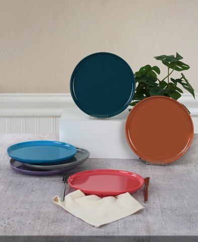 Set farfurii pentru desert, Keramika, 275KRM1850, Ceramica , Nu absoarbe apa, Multicolor