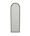 Oglinda decorativa, Siam, Emma, 50x160x2.2 cm, MDF , Negru