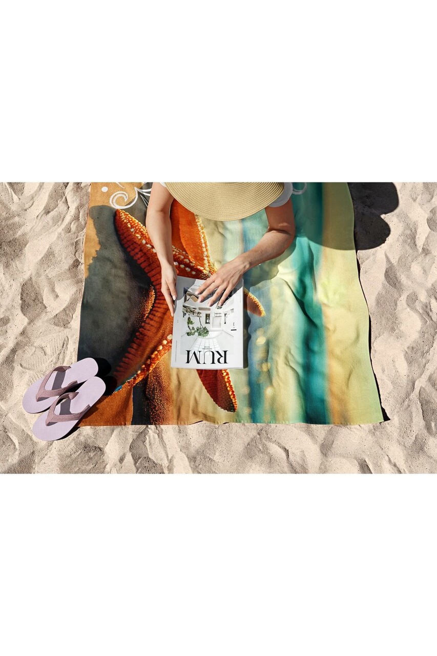 Prosop de plaja, Astacura, Good Things 90, 90x150 cm, Poliester/Poliamida, Multicolor
