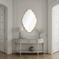 Oglinda decorativa, Lumisfera, Axis 45 x 70, 45x70 cm, Cadru MDF, Auriu