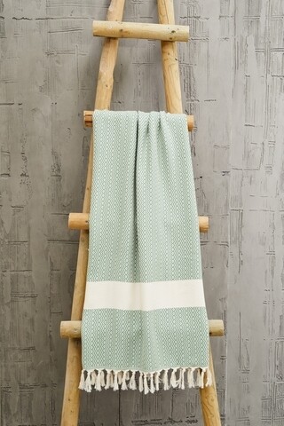 Prosop de plaja sezen, foutastic, 100x180 cm, verde