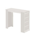 Masa de bar, Locelso, ST1, 120x101.8x51.6 cm, Alb