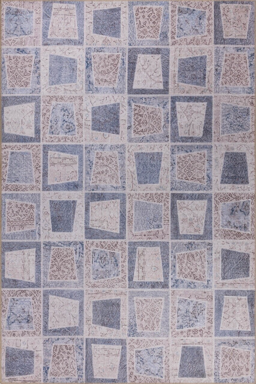 Covor, Folk Chenille, 150x230 cm, Poliester, Gri — imaginea 2