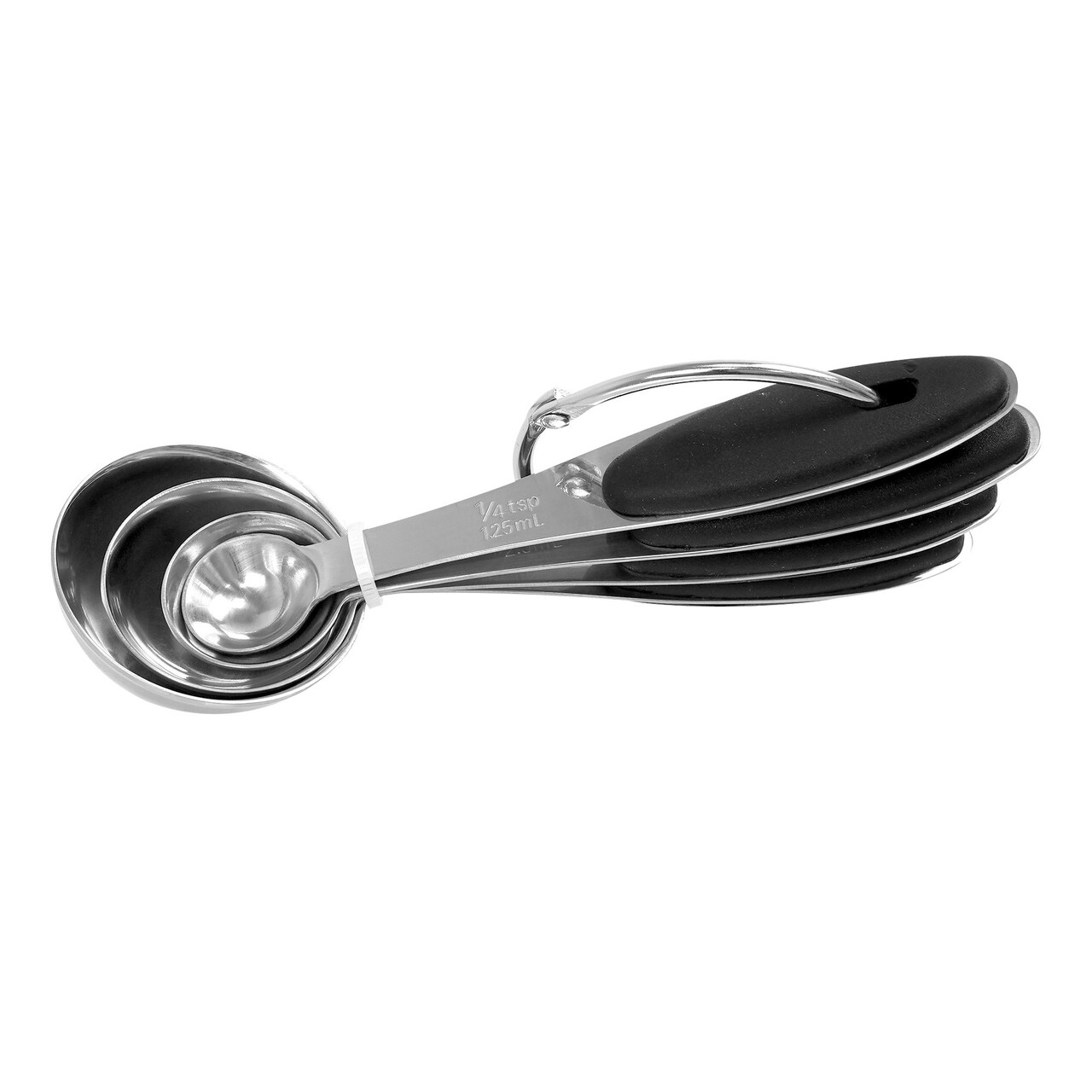Set 4 lingurite masurare ingrediente, inox - Zokura - imagine 2