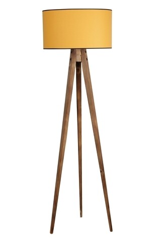 Lampadar, Luin, 8285-3, E27, 60 W, lemn/textil Luin