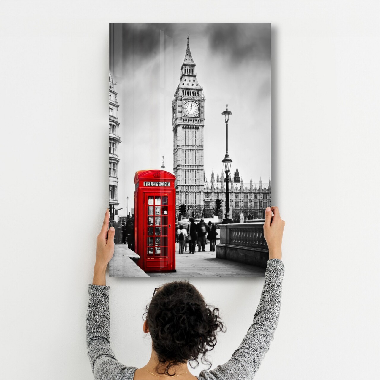 Tablou decorativ, OGLS-1214, Dimensiune: 35 x 55 cm, Multicolor - view 2