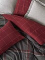 Lenjerie de pat pentru o persoana, Sento - Grey, Cotton Box, 50% bumbac / 50% poliester