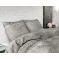 Lenjerie de pat pentru doua persoane Like Home Taupe, Royal Textile, 100% bumbac
