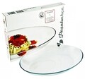 Platou oval Invitation, Pasabahce, 29x22 cm, sticla