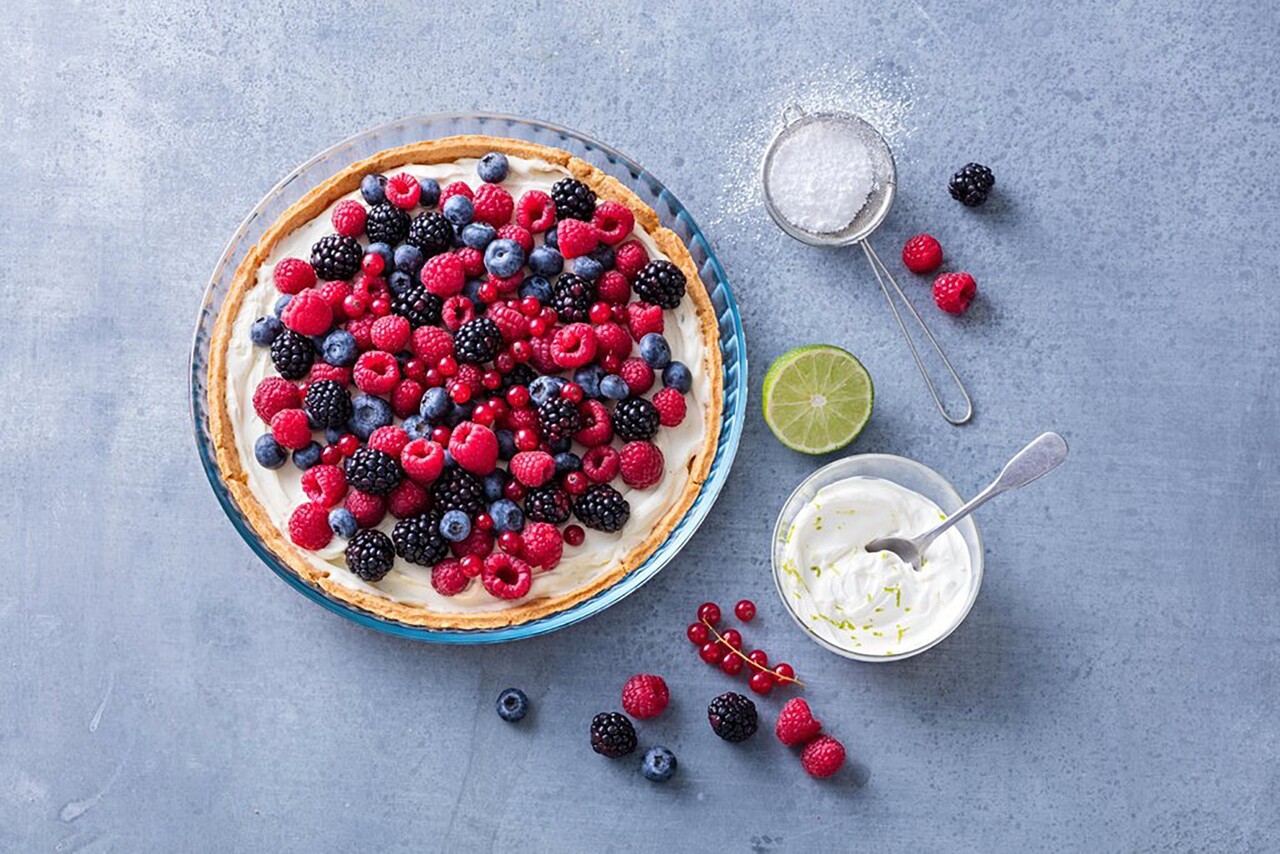 Tava tarta din sticla termorezistenta, 28cm - Pyrex - imagine 3