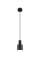 Lustra Agudo, TRIO, 12x150 cm, 10W, 1x E27, metal, negru mat