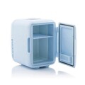 Mini frigider pentru produse cosmetice Frecos InnovaGoods, 48W, 4 L, 23 x 18.5 x 25.2 cm, albastru