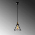 Lustra, Fulgor, 942FLG1237, Metal, Negru/Maro antic