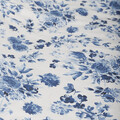 Lenjerie de pat Sorli, Homla, 200x220 cm, 80x80 cm, bumbac, alb/albastru