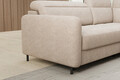 Coltar extensibil dreapta 3 locuri ELTAP, RT-18RAQ, Barea, 208x160x100 cm, lemn/poliester, bej