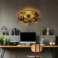 Aplica de perete, Shadow, 526SHD1167, Metal, Negru