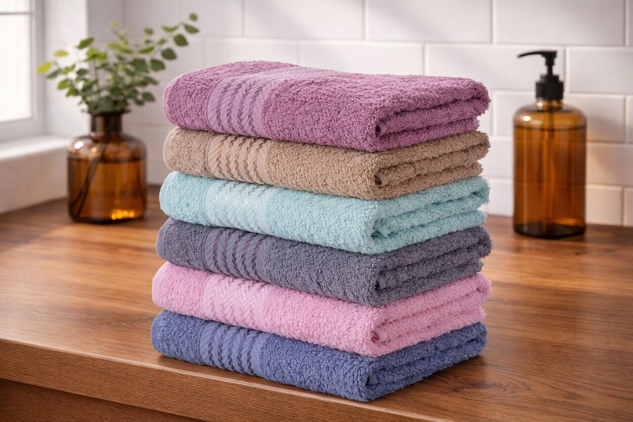 Set prosoape L'essentiel Maison Figure Bumbac Multicolor