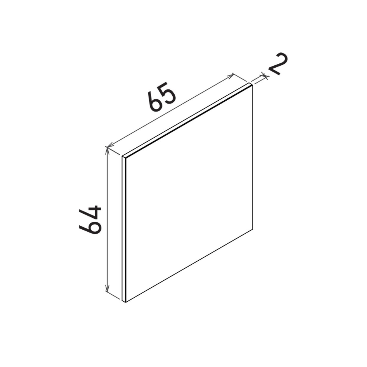 Oglinda decorativa, Hanah Home, Purus 65, Transparent — imaginea 4