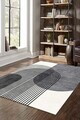 Covor, CLR-7184-30001, 60x150 cm, Poliester, Negru