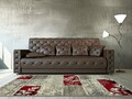 Covor Corvus, Decorino, 60x110 cm, polipropilena, rosu/gri