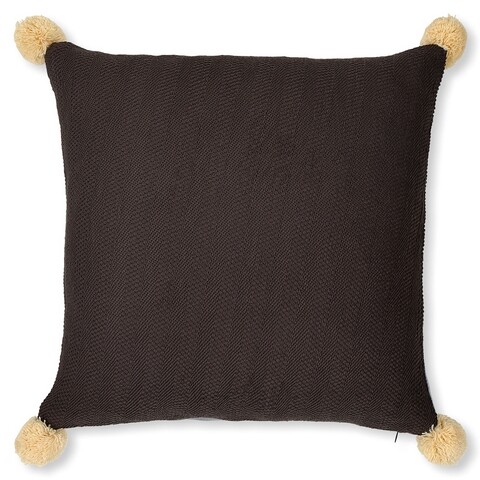Perna decorativa eleni, decomex, 45x45 cm, poliester, gri