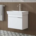 Dulap de baie cu chiuvetă, Hanah Home, Likya 59, 59x54x38.6 cm, PAL, Alb