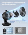Ventilator de masa Songmics, ultra silentios 20 dB, telecomanda, 8 viteze, oscilatie 70°, negru