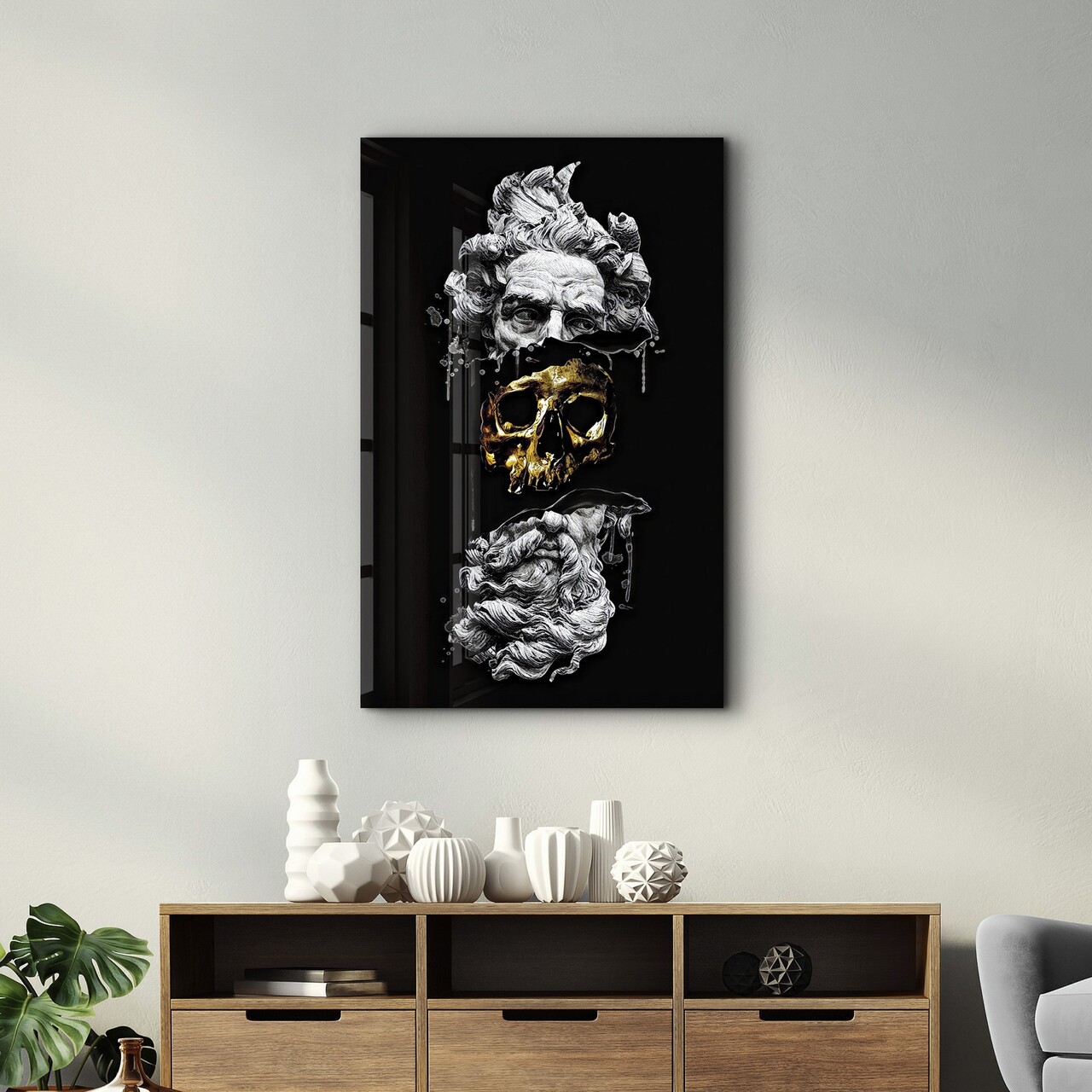 Tablou decorativ, CAM-5079, Dimensiuni: 70 x 110 cm, Multicolor - view 3