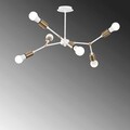 Lustra, Tatum, 584TTM1246, Metal, Alb / Vintage