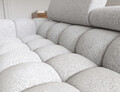 Coltar extensibil dreapta 3 locuri ELTAP, RT-03PEL, Felro, 285x181x93 cm, lemn/poliester, gri deschis