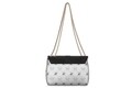 Geanta Beverly Hills Polo Club, 623, piele ecologica, gri/negru