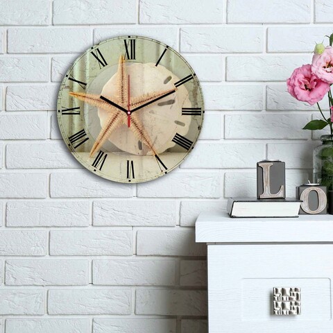 Ceas de perete, 3030ms-048, mdf, ø30 cm, multicolor