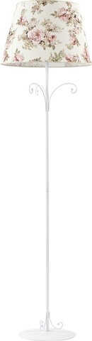 Lampadar, eurostil light, amelia, 45 x 165 cm, 60 w, e27, 220 v, metal/textil, multicolor