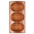 Platou pentru aperitive, Tuscan I, 18 x 9 x 2.5 cm, lemn de salcam, natural