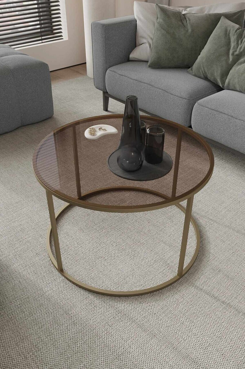 Masuta de cafea, Hanah Home, Royal, Antic / Bronz — imaginea 2