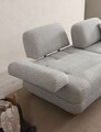 Canapea extensibila cu 3 locuri, Artie, 560ARE4168, Cadru: LEMN/PAL, Crem / Albastru